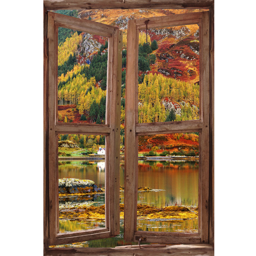 Transform Your Space with Window Wall Mural Highlands