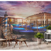 Wall Mural Gondolas of the Grand Canal - Self Adhesive Wall Art Removable Wallpaper