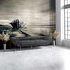 Wall Mural Defeated By the Sea - Peel and Stick Fabric Wallpaper for Interior Home Decor