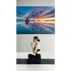 Wall Mural Greenland fire sky - Peel and Stick Fabric Wallpaper for Interior Home Decor
