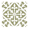 Wall Stencils Damask Tile Stencil for DIY Decor Faux Reusable Template V0029