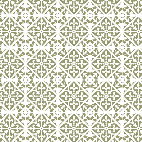 Wall Stencils Damask Tile Stencil for DIY Decor Faux Reusable Template V0029
