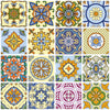 Decorative Tiles Stickers Brno - Pack of 16 tiles - Tile Decals for Walls Kitchen Bathroom