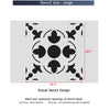 Wall Stencils Tile Stencil for Home Makeover DIY Decor Reusable Template V0032