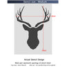 Deer Head Stencil for Decorative stencils DIY Easy home decor Nursery