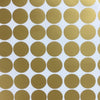 Metallic Gold Wall Vinyl Decal Dots (210 Decals) Vinyl Polka Dot Decor