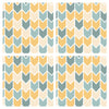Decorative Tiles Stickers Chevron Pattern - Set of 4 tiles - Tile Decals Art for Walls Kitchen backsplash Bathroom Accent Kitchen