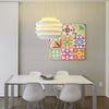 Italian Tiles Stickers - Pack of 9 tiles - Tile Decals Art for Walls Kitchen backsplash Bathroom
