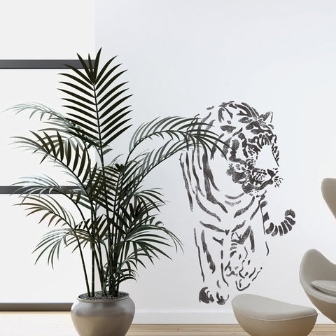 Wall Stencils Tiger Large stencil Template For Wall Graffiti Canvas art DIY