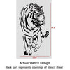 Wall Stencils Tiger Large stencil Template For Wall Graffiti Canvas art DIY