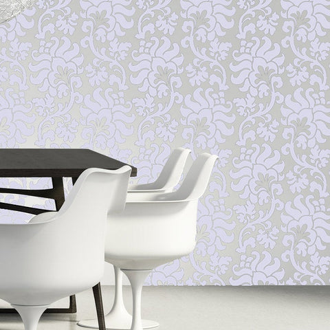 Flower Hibiscus Allover Stencil Pattern for Easy wall decor Reusable stencil