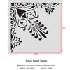 Corner Stencil Reusable Template 037 for Wall DIY decor