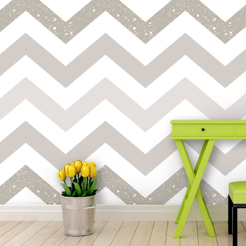 Chevron Pattern 02 Peel & Stick Repositionable Fabric Wallpaper