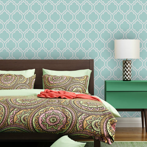 Moroccan Casablanca 01 Peel & Stick Repositionable Fabric Wallpaper