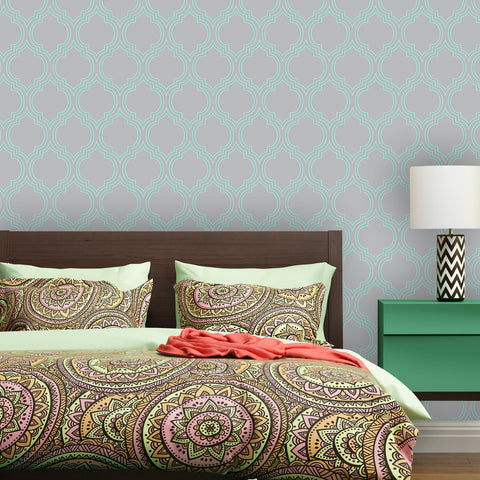 Moroccan Casablanca 02 Peel & Stick Repositionable Fabric Wallpaper