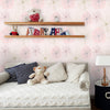 Flower Pattern 01 Peel & Stick Repositionable Fabric Wallpaper