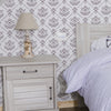 Modern Allover Trellis Wall Damask Stencil Aurora for Wallpaper Look
