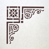 Corner Stencil Reusable Template 041 for Wall DIY decor