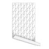 Keys Pattern Self adhesive Peel & Stick Repositionable Fabric Wallpaper
