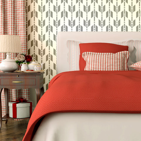 Geometric Dali Self adhesive Peel & Stick Repositionable Fabric Wallpaper