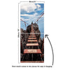 Door Mural Suspension bridge on the Mount - Self Adhesive Door Skin, Cover, Wrap