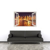 Window Frame Mural New York City - Peel and Stick 3D Wall Decal