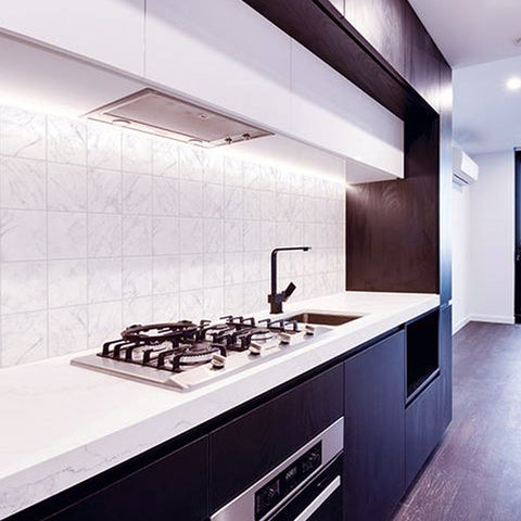 Peel and Stick Pvc Foaming Wallpaper Marble designed Jafaro 19.6" x 78.7"
