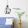 Vinyl Wall decal Caged birds, Wall Stickers