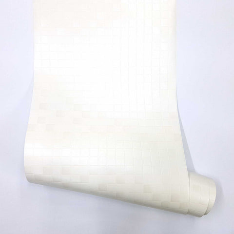 Peel and Stick Pvc Foaming Wallpaper Yellow Ivory mixed color Bekily 19.6" x 78.7"