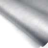 Brushed Metal Texture Interior Film - Gray, 24" x 78.7" Self Adhesive Peel and Stick