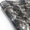 Marble Interior film Self adhesive Glossy Black Marble Paper Basti, Self-Adhesive Film
