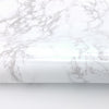 Marble Contact Paper Peel & Stick - White Glossy 24" x 78.7" Roll, Self-Adhesive, Removable Vinyl Film