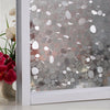No Glue Window Pebble Decorative Film Privacy Film Jazmin for Home Kitchen Living Room 19.6" x 78.7"