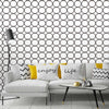 Circle pattern wallpaper Sekhing Peel & Stick Removeable Fabric Wallpaper