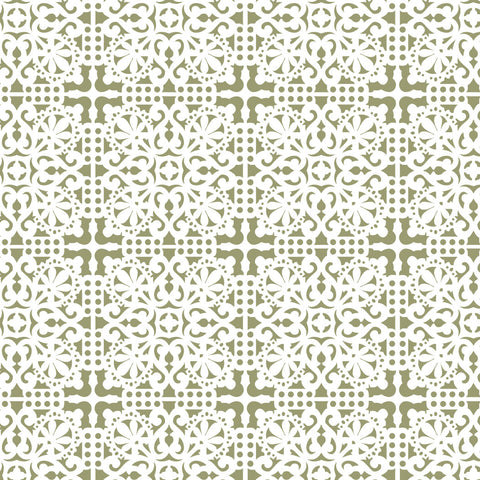 Wall Stencils Damask Tile Stencil for DIY Decor Faux Reusable Template V0035