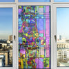 Non-Adhesive Decorative Privacy Window Film Static Cling Dora 24" x 40"