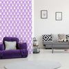 Moroccan Moorish Fleur de Lis Koali Peel & Stick Removeable Fabric Wallpaper