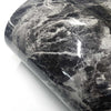 Marble Interior film Self adhesive Glossy Black Marble Paper Basti, Self-Adhesive Film