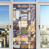Non-Adhesive Decorative Privacy Window Film Static Cling Konya 24" x 40"