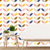 Scandinavian Style Pattern Aefre Self adhesive Peel and Stick Fabric Wallpaper