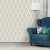 Harlequin Diamond Pattern Taung Peel & Stick Removeable Fabric Wallpaper