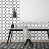 Circle pattern wallpaper Sekhing Peel & Stick Removeable Fabric Wallpaper