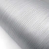 Brushed Metal Texture Interior Film - Gray, 24" x 78.7" Self Adhesive Peel and Stick