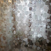No Glue Window Pebble Decorative Film Privacy Film Jazmin for Home Kitchen Living Room 19.6" x 78.7"