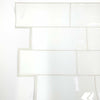 White Subway Tiles Peel and Stick Pack of 5 Modica