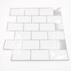 Peel and Stick Tile Stickers Pack of 5 White Subway Tiles