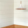 Peel and Stick Pvc Foaming Wallpaper Vertical Tile Ferney 19.6" x 78.7"