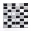 Peel and Stick Tile Stickers Pack of 5 Monochrome checked Tiles