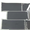 Deep gray Subway Tiles Pack of 5 Peel and Stick
