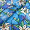 Decorative Privacy Stained Glass Window Film Nerja, No-glue Self Static Cling 24" x 78.7"
